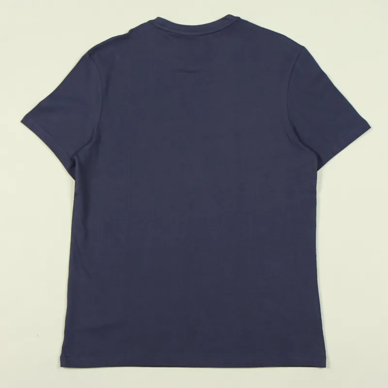 Lyle and Scott Plain T-Shirt - Navy-2
